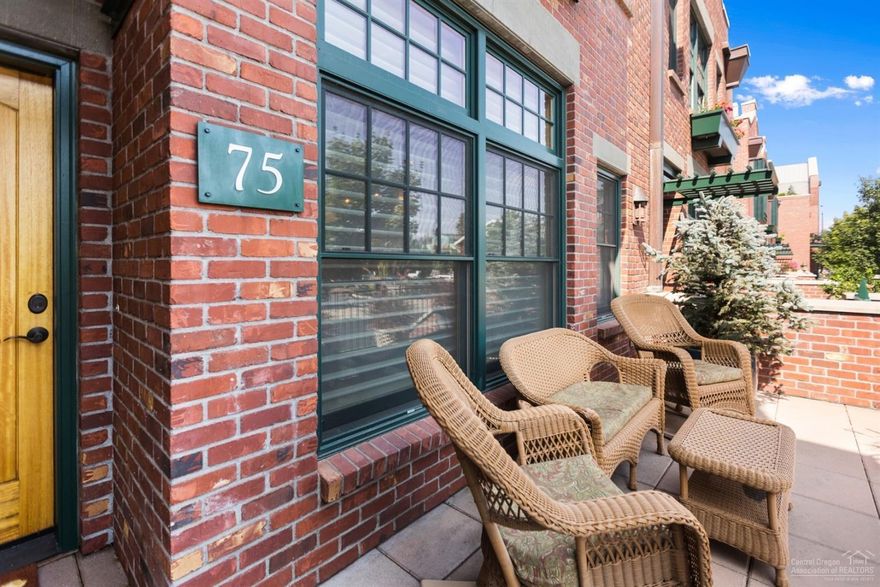 Upscale townhouse in the Mill Quarter, voted one of USA's top 15 Best Places To Live. Ideally situated between Bend's Downtown core & the Old Mill District with easy access to shops, restaurants, theaters, the Deschutes river and fine grocery. Great location within the development. The largest of the plans offered with two en-suite bedrooms, 3rd bedroom studio suite with separate entrance, fantastic rooftop terrace and private elevator to all floors. ICF construction offers low maintenance living. No HOAs.