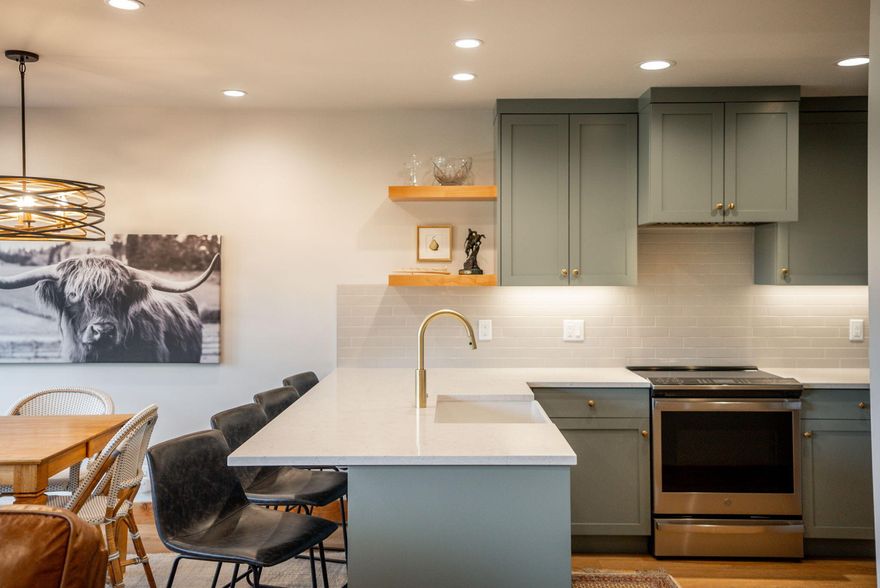 Experience the epitome of luxury living in this fully renovated golf course condo, where elegance meets modern sophistication. This stunning residence offers meticulously manicured views of three fairways, including views of Black Butte. Step inside to discover an open-concept living space adorned with high-end finishes throughout. The primary suite is a true retreat, featuring a spa-inspired ensuite bathroom with walk-in shower and double vanity.  Enjoy indoor-outdoor living with an all new private balcony off of the primary suite and private deck off of the dining area that both open directly onto the golf course, ideal for relaxing after a round or hosting guests. With every detail thoughtfully crafted, this condo provides not just a luxury home but a lifestyle of unparalleled comfort and style. THERE IS A PLACE... Black Butte Ranch is a gated community that offers a relaxing refuge, with several dining options, 6 swimming pools, 2 championship golf courses, tennis and so much more