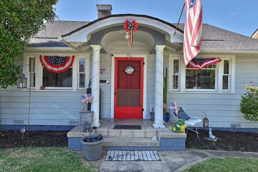 Sellers motivated, bring any reasonable offer.*Alley access with potential for an ADU (buyers to verify with county/city for regulations)*Step into a storybook setting as you enter this enchanting abode, brimming with character and warmth. Nestled in a serene neighborhood, this meticulously maintained home, complete with a basement, exudes timeless elegance. A new Papco 30-year roof was installed in 2021. You'll fall in love with the newly refinished original hardwood floors that lead to a spacious living room, adorned with crown molding, a beautiful archway, built in bookcase, and cozy gas fireplace.  Adjacent, the formal dining room mirrors these elegant touches. The stylish mid-century white kitchen offers ample cabinet space. Upstairs, find a versatile sitting room, bedroom, and plenty of closet space, all enhanced with newly installed laminate flooring from just five years ago. Outside enjoy a lovely covered patio & fire pit area perfect for relaxing & entertaining.Welcome home.