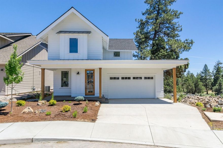 This brand new farmhouse from Curtis Homes is something to really get excited about. A spacious great room that allows for family gatherings or entertaining with friends. Dinning area is a great place to gather and enjoy the scenery of the park across the way. Quartz counter tops and stylish white cabinets make the kitchen extremely inviting. The home is located very near the future Alpenglow Park access bridge and will provide access to the trails that lie within. Refrigerator and Central AC are included. Curtis Homes and Hidden Hills......a winning combination!