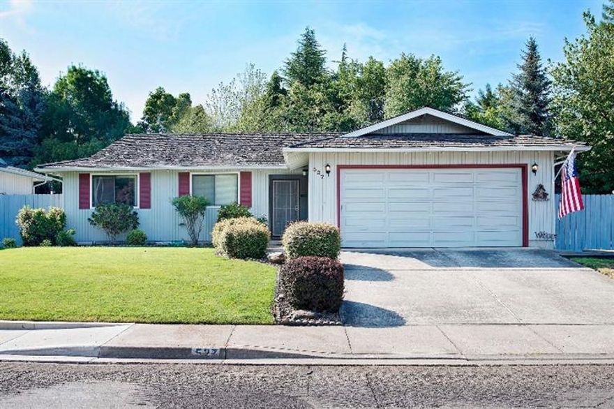 Beautiful and spacious home with lots to offer. You'll love the open kitchen that comes with all of the appliances. Large master suite and master bath with double vanity. Enjoy shaded evenings in the summer and sunny mornings in spring with the cozy covered patio, also perfect for a barbecue. Fully fenced back yard. New composition roof will be installed before closing.