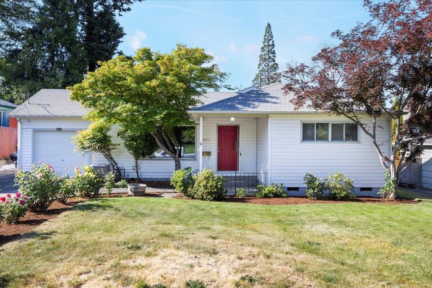 NEWLY REMODELED and ready for it's new owner! Don't miss out on this cute 4 bedroom, 2 bathroom home in a highly desirable area of East Medford! Located close to Hedrick Middle School, shopping, and restaurants. At just under 1500 sqft, this home is perfect for the first time buyer or investor looking for a rental property for their portfolio! Brand new carpet, interior paint, baseboards, hardwood floors refinished, and much more. The home has a single car garage and a large lot with privacy. There is an extra storage or kids play room in the garage up the stairs. You will enjoy this home from the second you step foot inside!