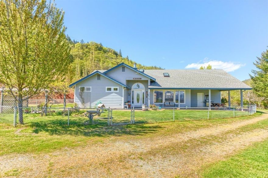 Want Privacy, Views and Acreage? This is it! Single level home with 46+ acres backed several hundred acres of BLM. Amazing views of Mountains, sunsets and rainbows. Immaculate home with light & bright open floor plan and vaulted ceilings. Huge Detached 2 car garage with shop & RV shelter. Home also has attached garage too! Enjoy a garden? Nice water feature and fenced in front yard. Peaceful and Quiet ~ Only 15 minutes to town!*** Paved driveway all the way up the hill!***