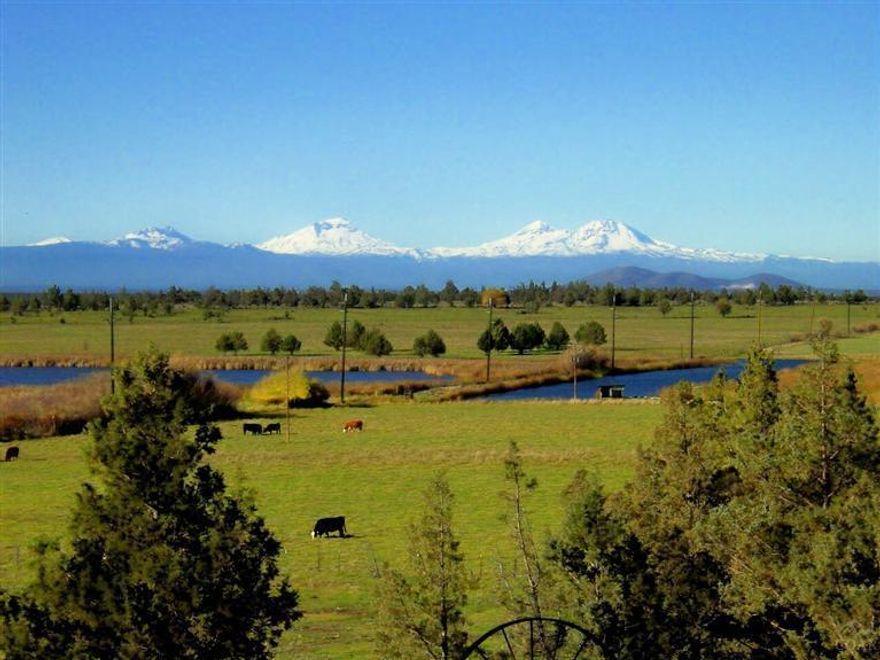 Located in the peaceful country community of Powell Butte, is Hawks View Retreat, a Central Oregon gem. Spectacular Cascade Mtn & Houston lake views enhanced by ultimate privacy, this gentleman's ranch reflects great pride of ownership. The home is over 3200sf of luxury & the highest quality construction. Offering 59+/- acres of some of Central Oregon's most productive farm ground w/ the possibility of a lease on the adjoining irrg 80+/- acres. Guest house, 2734SF shop & more. BRING ALL OFFERS!