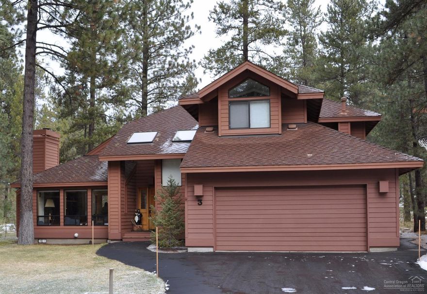 This nicely renovated home features 4 bedrooms (two master suites - one on each level) + a loft. The perfect light & bright floor plan w/wood burning Ochoco Stone fireplace in the vaulted great room. Updates include: newer furnace, updated granite tile counter tops & wood flooring in the kitchen & bathrooms. Newer appliances. Amazing deck area w/hot tub & huge common area to enjoy the forested feel. Great rental, full time living or second home. Partially furnished. SHARC paid!