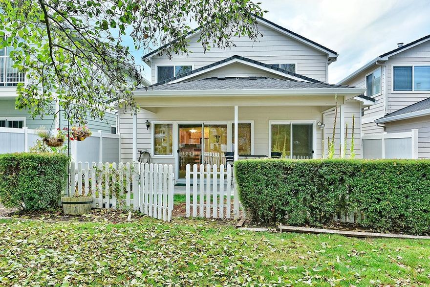 Gorgeous setting for this immaculate Ashland contemporary home with open floor plan, hardwood flooring, vaulted ceilings, granite counters, skylights and loads of natural light. Beautifully located overlooking the lush open space and greenway with mature trees, creek and expansive lawn areas. Quiet location tucked away in the desirable community of Meadowbrook Park Estates. The main living area is light and spacious with nice entry, chef's kitchen with dining bar, great counter space and pantry. The spacious dining and living rooms are open to the kitchen. Wall of windows and 2014 gas Valor heating stove with tile surround add to the ambiance. Main level office and half bath. Upper level features nice master suite with luxurious bath with Travertine flooring with mosaic inlay, jetted tub, shower & walk-in closet. 2 additional bedrooms, 2nd full bath & laundry room. 2 car attached garage with built in storage. Excellent school district and close to YMCA, bike path and shopping.