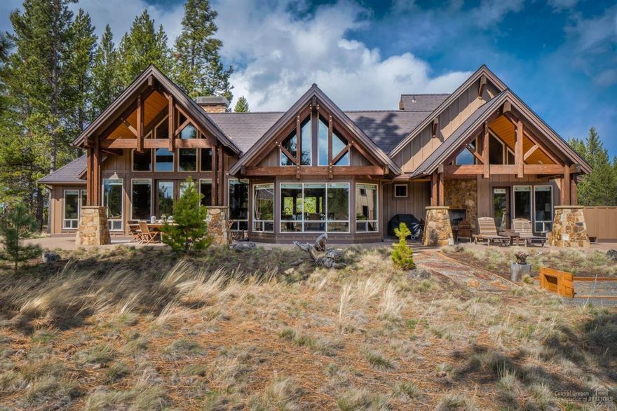 Beautiful custom home on the Deschutes River. Home features two master suites on main level, rich accents, stunning great room with soaring ceilings, multiple fireplaces and French doors opening up on to large patio with river views - ideal for entertaining. Enjoy the community pool and walking/bike paths and abundance of nature. Just minutes from Suniver Resort. Home includes enclosed hot tub and beautiful, high end furniture package and professionally decorated. Sold Turn Key