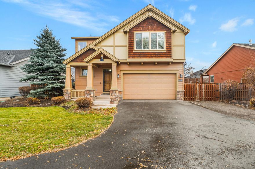 Fantastic opportunity for sweat equity in a desirable NW Redmond neighborhood. This spacious 4 bedroom, 2.5 bath home offers a flexible and functional floor plan with room for everyone. All bedrooms are located upstairs, including a generous primary suite with dual vanities and a walk-in closet. The additional 4th bedroom can easily serve as a bonus room or a second living space, and an extra office/ nook provides the perfect spot for remote work or study. The main level features a welcoming entryway, an under-stair closet, a comfortable living room with gas fireplace, a dining area with backyard access, and a kitchen ready for modern updates. A two-car garage includes a deeper back for added storage or workspace. Ideal for buyer looking to bring their vision to life, contractors seeking a straight forward project, or anyone wanting instant equity with improvements. Seller is licensed Oregon Real Estate Agent.