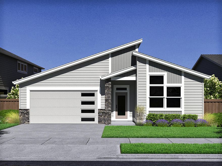 Relax in the wonderful single level  Wentworth floorplan now with full 4th bedroom in place of the pocket den.  This plan is well designed with a spacious great room and kitchen for entertaining all of your family/guests. 4 bedrooms and 2.5 baths. The master suite is thoughtfully placed separate from the other bedrooms and the master bath includes a freestanding soaking tub with an expansive walk in closet. The kitchen and all bathrooms offer solid Quartz counters and luxury laminate plank flooring throughout. As in all Pahlisch Homes, well-crafted finishes are used throughout.  Let the HOA care for your front yard and enjoy summers in your community swimming pool! Photos are of similar home, specifications vary. Front yard landscaping, and AC included. Homeowners and residents here will have access to a full spectrum of private recreational amenities including swimming pools, parks, green spaces, and paved paths by Summer 2023 in Petrosa!   Visit the model home village daily from 12-4