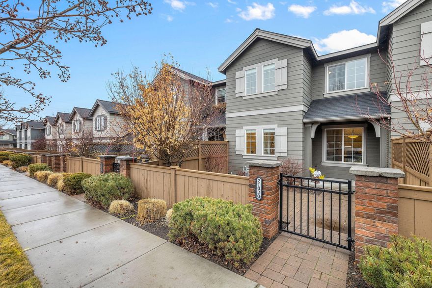 This beautiful McCall Landing townhome is ideally located in an established NE Bend neighborhood, just steps from Boyd Park and minutes from Pine Nursery Park. With a spacious and thoughtful floor plan, it maximizes every square inch. Features include under-cabinet lighting, a stone-surround fireplace in the great room, quartz countertops throughout, upstairs laundry, a flexible loft area and a generous sized primary suite with walk-in closet. The open-concept lower level boasts a cozy gas fireplace, a two-car garage, a convenient powder room, and a beautifully appointed kitchen. Outside, a private paver patio offers the perfect setting for morning coffee, barbecues, or unwinding after a busy day. The interior was freshly repainted, and premium carpet was installed just a year ago. Experience the ease of low-maintenance living and enjoy everything Bend has to offer in this exceptional home.