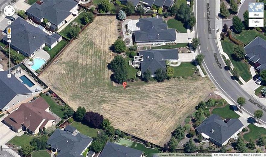 One-of-a-kind buildable lot in the Eagle Point Golf Community, less than 1/4 mile from the 4th and 5th holes of the Eagle Point Golf Course. This private 0.91-acre lot has plenty of room for a large home, plus a pool, sport court, large garage, or other feature. All utilities in, ready for immediate submission of building plans and construction for a custom upscale home using our builder or yours. This represents a unique opportunity to own the largest lot in the entire Eagle Point Golf Community. Call today for more details!