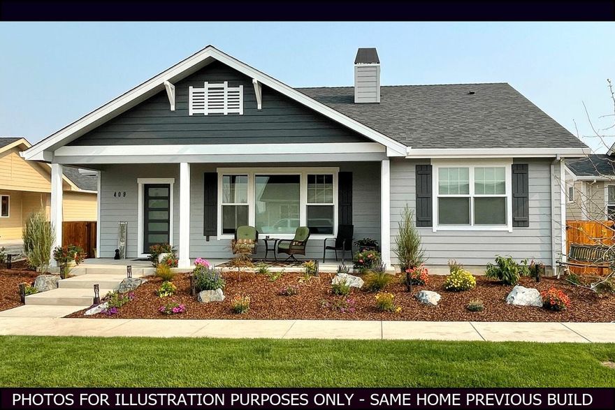 New Quality Built Vision Home in Award Winning Twin Creeks Development. Gorgeous 1,880' sq.ft., single level living, 3 bedroom, 2 full bath home with open & spacious floor plan, incredible master suite, custom kitchen w/pantry & large island w/breakfast bar, great room with open beam ceiling & gas fireplace, covered patio access, and delightful finishing touches throughout. Attention to detail takes center stage in every Vision Home. The well-crafted interior includes granite counters, hardwood, quality carpet, & tile floors, gas fireplace, built-in cabinets, stainless steel appliances, gas range/oven, nice utility room, and much more. Genuine regard for quality, creative excellence and value has made 220127643 Vision Homes a respected leading home builder in Southern Oregon. This beautiful home will be a solid investment for generations to come.