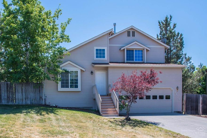 Wonderful Family Home in a Great Neighborhood of Well Cared for Homes! Open feeling with High Vaulted ceilings in the Living Room; Sunny Family room off Kitchen with Gas Fireplace and access to HUGE backyard. Could be room for RV parking on the side. Good sized Kitchen w/lots of Storage. Half bath down. All Bedrooms Up are Spacious. Nice sized master with double sinks and Big Walk in Closet. Newer Roof and Exterior Paint. Fenced back yard Come take a look!