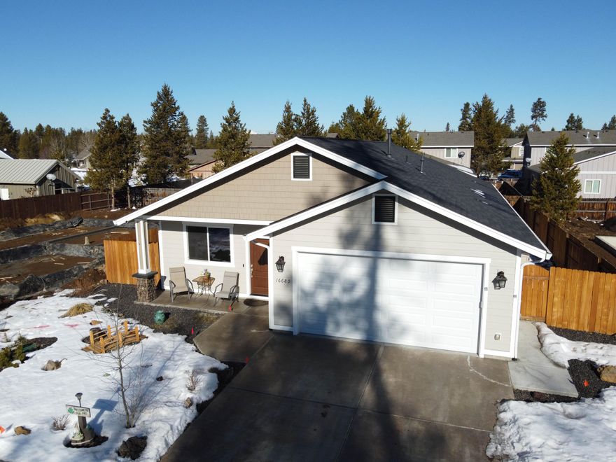 Consider this 2018 custom built 3 bed 2 bath 1704 craftsman style single level home! A great opportunity to own a 1 owner home-like new. Located on a quiet street one block from Finley Butte Park. Anyone could love this open concept home with luxury vinyl flooring throughout the main living area & bathrooms. Home also includes a natural gas fireplace in the great room, cozy for cool mornings and evenings! Kitchen has stainless steel appliances with granite countertops & soft close cabinet drawers, large pantry, ample storage, and boasts a nice island with seating & eat at bar. Primary bedroom has large walk-in closet with shelving organizer. Slider barn door adorns the primary bedroom too! Both bathrooms have granite counters and primary bedroom has a low curb walk in tiled shower with brushed nickel fixtures. Enjoy the Large covered back porch and patio. Yard is landscaped with sprinklers property is fenced on 3 sides. Located close to town for shopping &  freeway access ! No HOA'S!
