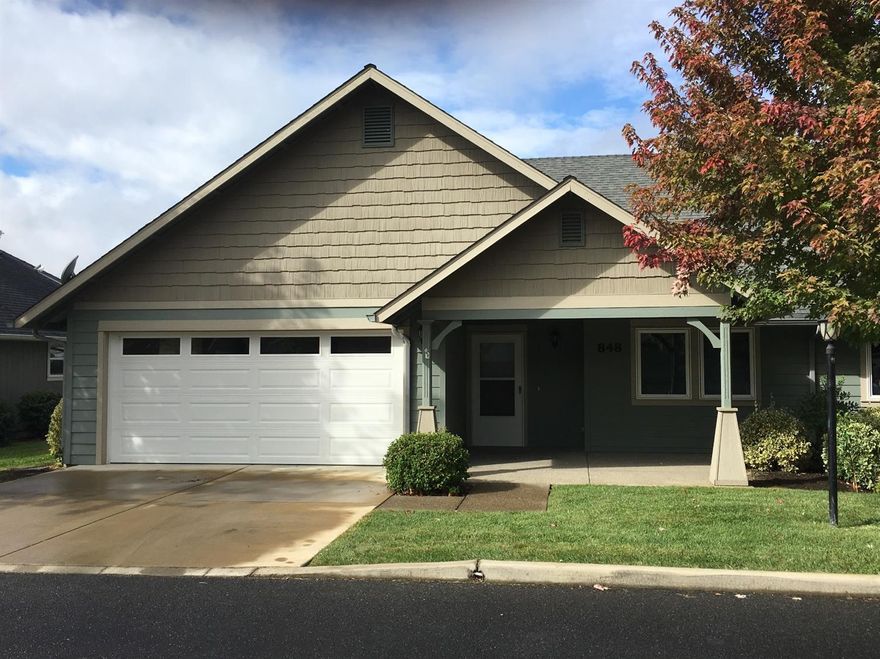 Super clean and looks like new. This two bedroom , two bath condo is located in the wonderful Kinsington Court.The home features hardwood flooring in the kitchen, vaulted ceilings, fireplace and a covered porch and patio. Landscaping is maintainced by HOA in addition to any exterior maintaince on the unit. Quiet and pristine 55 and over community,beautiful landscape and well kept. Must tour to appreciate the value here