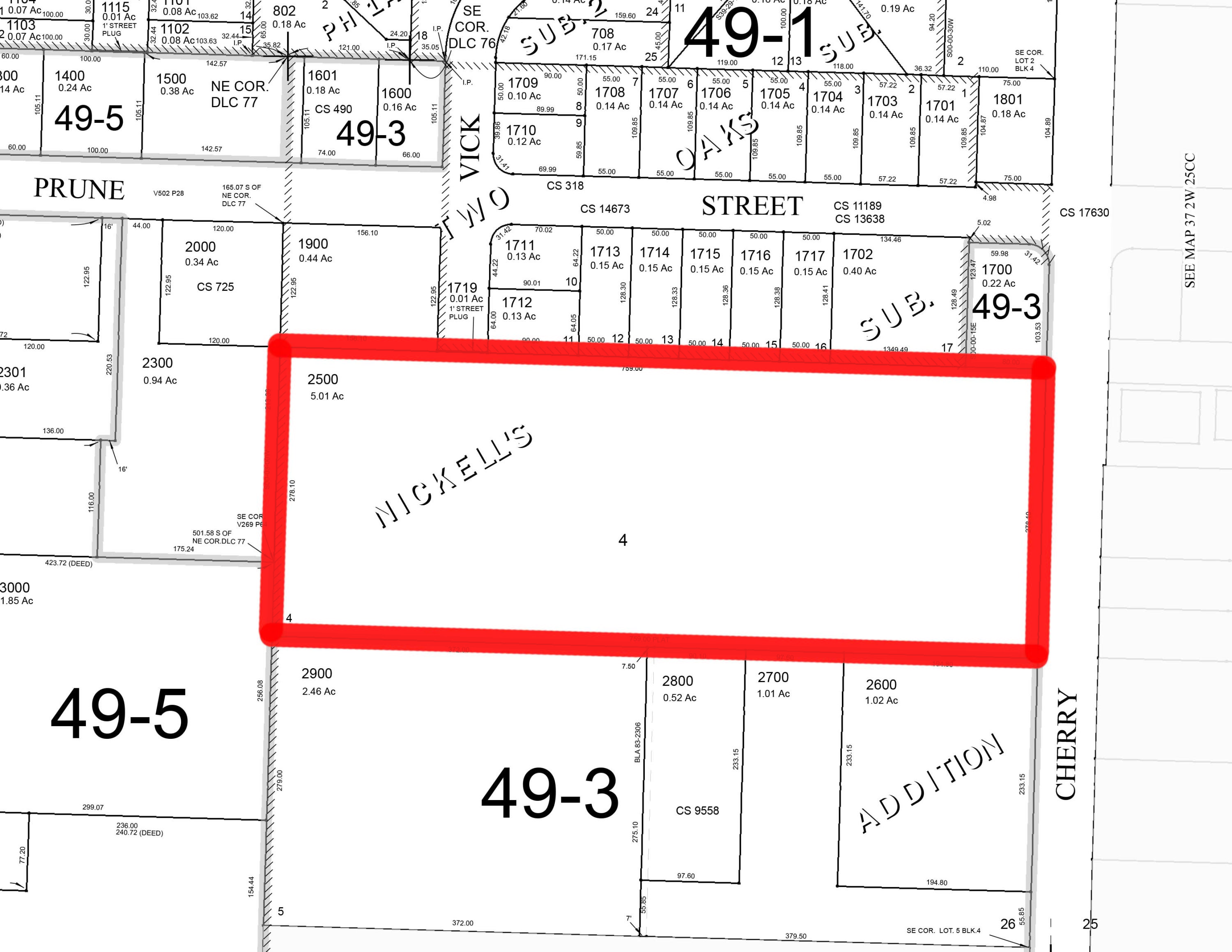Nickell Addition - Land