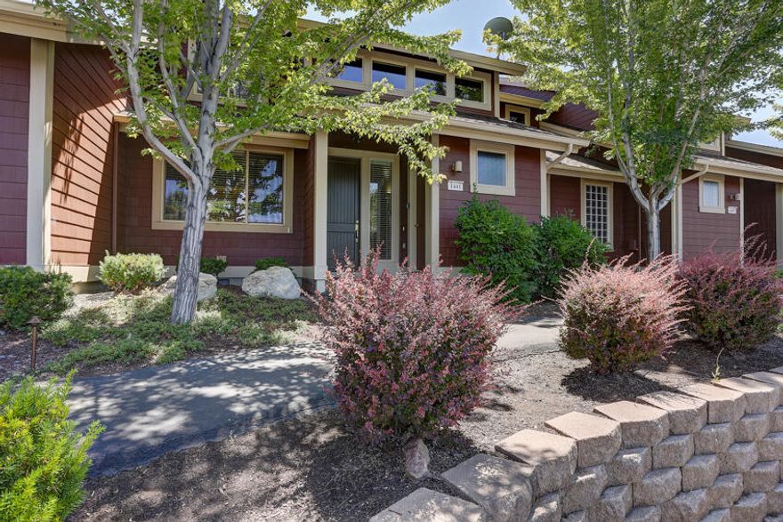 Fabulous, Highly Sought after 3BR 2.5BA Townhome with Granite Tile Kitchen Countertops, Slate Flooring in Entry, Dining and Kitchen. Cozy up in the Great Room with your roaring propane slate surround fireplace. Soaring Ceilings and a Wall of Windows brings in lots of natural light. Professionally painted interior in 2019. New heating system Installed in 2018. Slate floors professionally cleaned and sealed in 2021. Primary BR is on the Main Level with Walk-In Shower, Soaking Tub & Dual Vanity.
Two Guest Bedrooms Upstairs with Full Bath and Loft Area for Extra Sleeping, Games or Reading. Enjoy the Private Natural Landscape from the Back Paver
Deck perfect for cool summer nights. Storage on the Back Deck and another Lg Storage Room Next to the Front Door. Extra Guest Parking Nearby. Enjoy all that Eagle Crest Resort has to offer Including; Golf, Tennis, Gyms, Pools, Hiking/Biking Trails....Great ST Rental history. Inc: APHW 1 yr. Home Warranty. Seller is Licensed Broker in the State of OR