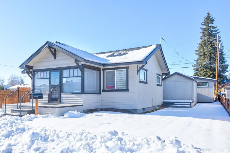 Motivated Seller! Desirable location between SW Highland and SW Glacier! Building has been updated and well taken care of. Currently used as a showroom for window treatments. Building has 2 office areas, a showroom,  kitchen and a full ADA compliant bathroom. A new roof installed in the fall of 2020 along with Trex decking and new exterior paint. The exterior is fully landscaped with a sprinkler system. There is building parking and also on street parking . Comes with a 10x12 storage shed. The building is owner occupied.