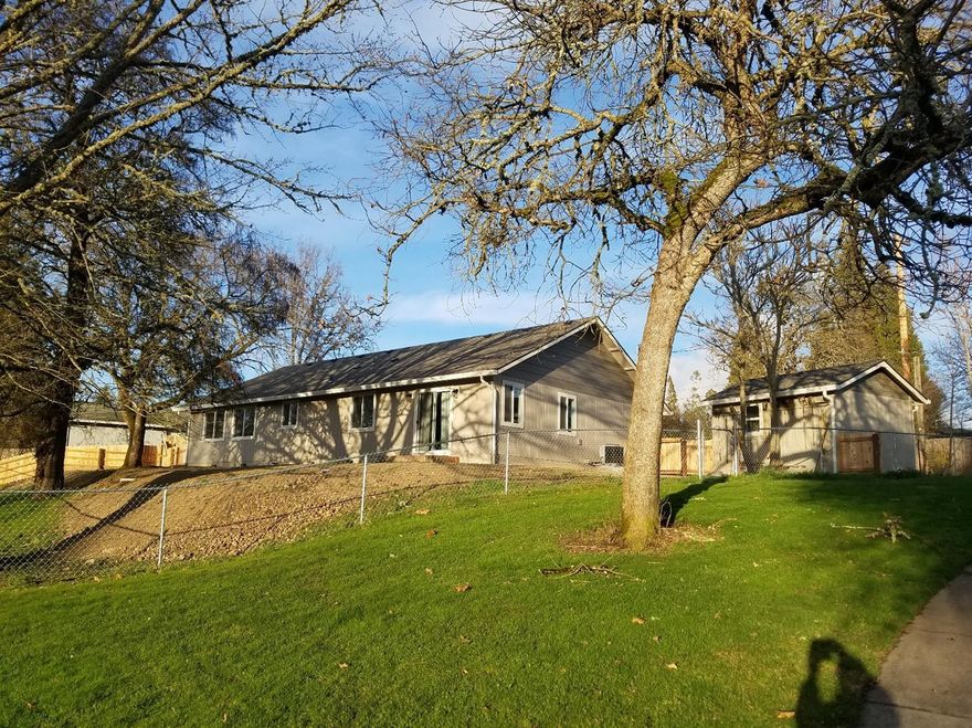 Check out this new 1600 square foot home on .23 Acres ! Spacious 3 bedroom 2 full bath, comes with new Slate appliances,Granite kitchen counters, carpet and laminant flooring,Gas fireplace in living , paved driveway to extra large 2 car garage, and bonus garden shed, enjoy a morning cup of coffee overlooking 180 degree view of neighborhood Park with park access. All information deemed reliable, however not verified or guaranteed; Buyer to do own due diligence