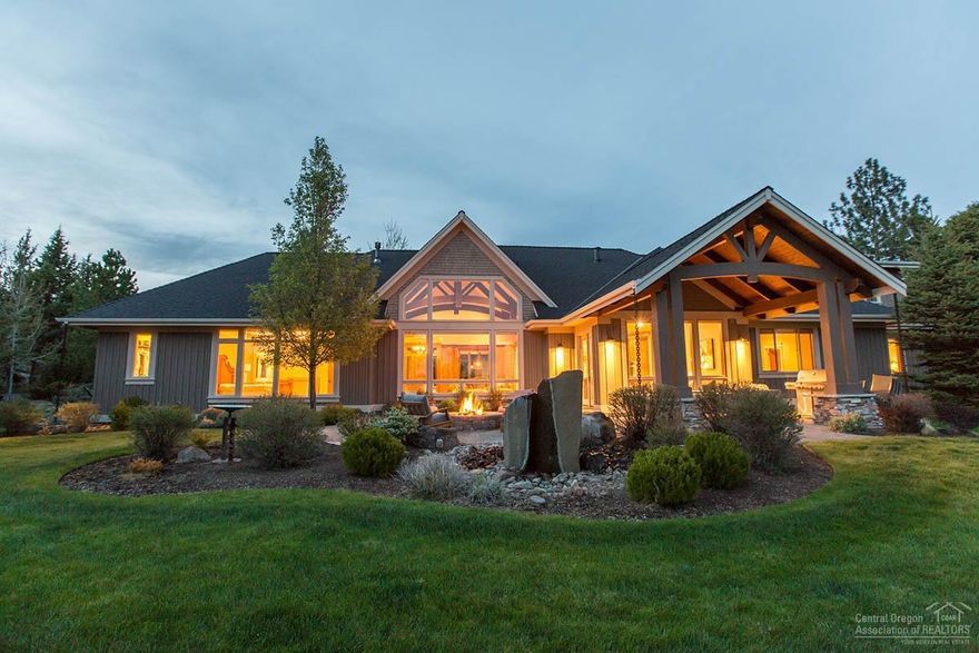 Architectural masterpiece by Hasenoehrl Custom Homes, exudes quality craftsmanship throughout. Enjoy privacy & luxurious living on Awbrey Butte w/expansive views & sparkling city lights on .85/AC. Chef's dream kitchen opens to exquisite great rm w/beamed ceilings & light-filled windows framing breathtaking views. Main level master offers views & elegant BA w/soaking tub. Private Office. SINGLE LEVEL LIVING other than bonus rm & 4th en suite up. Fabulous paver patio, ideal for entertaining. Phenomenal home!