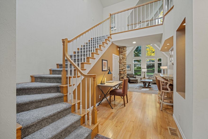 This deeded ownership offers ten weeks of annual usage at the Stoneridge townhomes, which are conveniently located near Sunriver Village.  The location of unit 21 features views of common areas and water features. This unit underwent significant updates in 2022, including the hardwood flooring, new appliances, a furnace, air conditioning, and a hot water heater. Each homeowner is entitled the single-car garage as well as a private storage space. This is a non-rental unit, but owners have the option to exchange weeks through RCI and Interval World. Additionally, owners have access to the Stoneridge amenities, which include a fitness center, clubhouse, swimming pool, hot tub, and tennis courts and the Sunriver amenities which include the SHARC! Furthermore, there is the possibility of acquiring an extra ten weeks of ownership. The unit is turnkey and ready for occupancy; please contact your broker for additional information