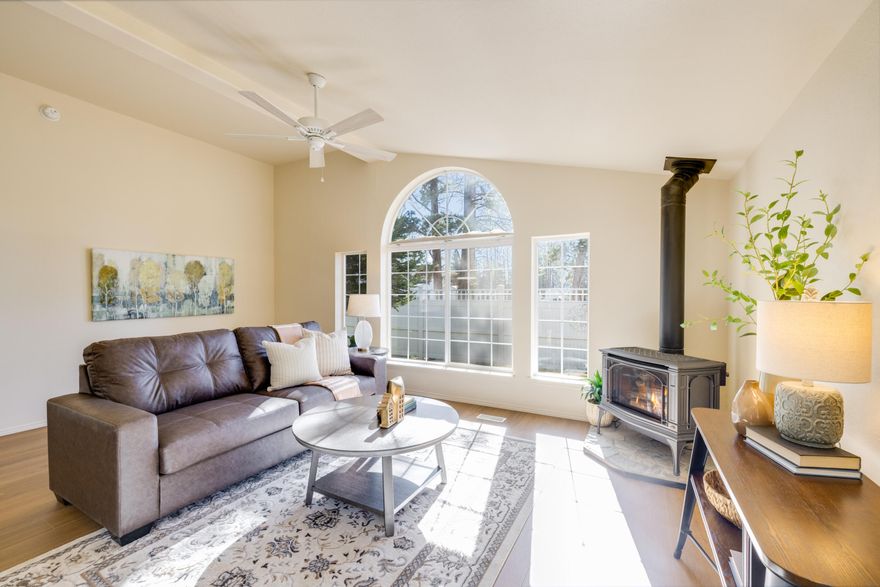 Welcome to this beautifully refreshed single-level home in The Pines, a gated 55+ community in the heart of Sisters. Offering 3 bedrooms and 2 baths across 1,500 square feet, this residence features brand-new interior paint and updated flooring throughout, giving it a bright and inviting feel. The open floor plan provides effortless flow between the kitchen, dining, and living areas; perfect for everyday comfort or hosting friends. Enjoy the peace of mind that comes with low-maintenance living, with the HOA covering landscaping and snow removal. Conveniently located near shopping, dining, and all that downtown Sisters has to offer, this home combines comfort, convenience, and community in one appealing package.