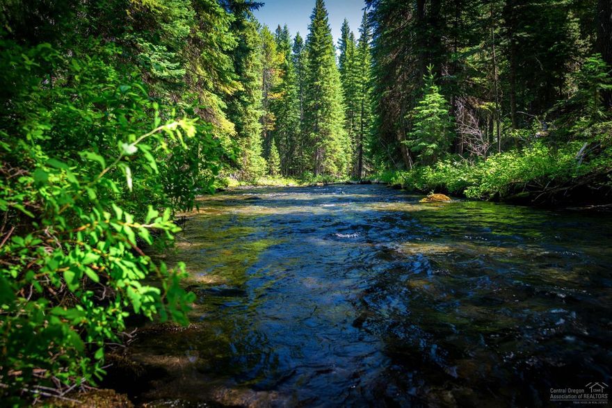 A creek runs through it- rare opportunity to live on the water within a few minutes of iconic Tumalo Falls and enjoy one of the finest locations on Tumalo Creek. This cozy home is set back from the water's edge with 214 feet of shoreline, all with a sense of majestic privacy. This rural setting is a close-to town location just minutes from down town Bend, Deschutes River, and a short drive to grocery, schools, banks, gas stations, restaurants and more. Enjoy the seasons with fly fishing, hiking, and cross country skiing right outside your door. VRBO allowed!