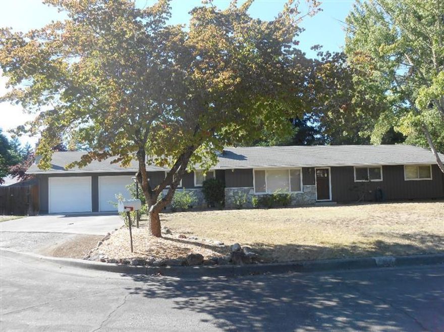 This home is ideal for a family! Located on a quiet cul-de sac around the corner from Portola Park. This 1608 sf home has 3 bedrooms and 2 bathrooms with a large jetted tub in one bathroom. Featuring a Large Living Room with a Rock Fireplace, a Dining area and a Spacious Family Room. The house is move in ready with newer Exterior and Interior paint, New Carpeting and Granite Counter tops. Sliding glass doors in the Family Room and Dining Room give you access to your .24 acre backyard. The backyard is completely fenced and includes a built in Pool, Patio and an extra fenced area for your pets. The over-sized 2 car garage has plenty of extra space for a Shop. Seller is offering a Home warranty with AHS. All information deemed reliable but not verified. Anyone considering the purchase of this property should perform their own investigation into the uses and conditions of the property.