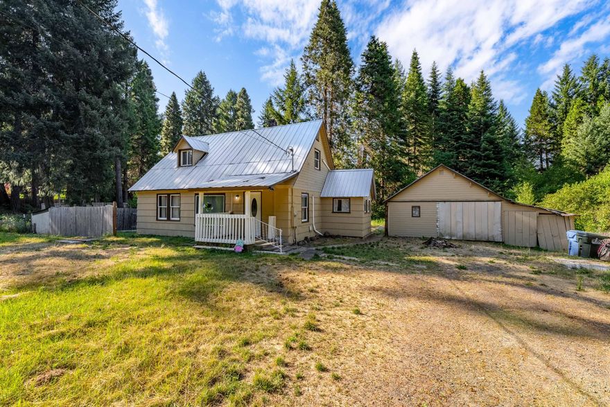 Owner Financing Available! Updated Prospect Gem with Shop, RV Parking & Room to Grow! 
Welcome to this charming 4-bedroom, 1-bathroom home in the heart of Prospect, Oregon! Sitting on a spacious, flat 0.57-acre lot with a creek.  This 1,360 sqft home blends vintage charm with modern updates—making it energy efficient.  Partially renovated, move-in ready and full of potential.
Originally built in 1951, this stick built home has seen several recent renovations, including a beautifully remodeled kitchen with granite counters and new stainless steel appliances.  Fresh paint inside and out, an upgraded bath, new LED lighting, new zoned HVAC with mini splits for year round comfort. Original hardwood floors add warmth and character throughout.

The property features a large detached garage, a shop and storage.  Great for or a home-based business. Ample space for animals, RVs, boats, and multiple vehicles, this is an ideal setup for outdoor enthusiasts or anyone needing extra room.