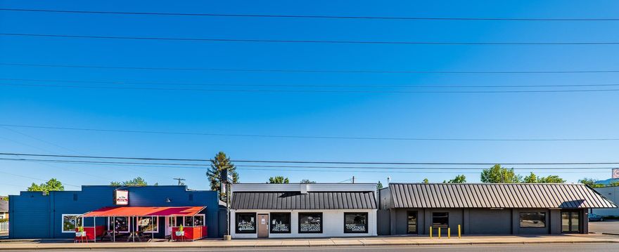 Own a prime piece of property on the busy strip of Redwood Avenue! Zoned General Commercial and .96 of an acre makes plenty of room for parking. Businesses are not for sale. The leases are base term with option to renew with 3% escalation clause.  Currently leasing is a tavern, restaurant, Tattoo and Beauty Shop. Seller remodeled the 1312 Redwood Ave. building. Total Monthly income $6800. a month!