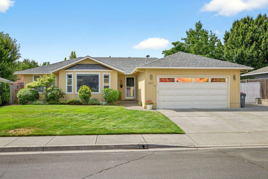 Welcome to this charming home that offers space and comfort.  1943 square feet of living area to give you plenty of room for all your needs and even RV Parking for convenience!  Inside you will find a living room, dining area, breakfast nook, and family room complete with a gas fireplace.  The backyard has a great patio for those afternoons, hot tub for relaxing, and a storage shed.  For easy care there are timed sprinklers in the front and backyards.  This home is move in ready!