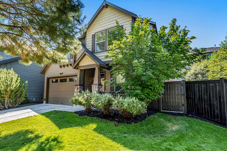 New Price! Seller offering $3500 credit towards A/C with an acceptable offer. Amazing opportunity in sought after SW neighborhood of Canyon Breeze. Situated on the west side of River Canyon Estates, this darling two story has a huge newly landscaped rear yard, full fenced. Private and endless possibilities! Three bedrooms, primary has a built in headboard, cute desk niche, walk in closet. Two additional bedrooms with large closets. Main level den/office and half bath.. Stainless/black kitchen appliances, washer dryer, upgrades in garage. CCRS but no HOA fees! Must see. 2.5 mi, from the Old Mill, river trail access.