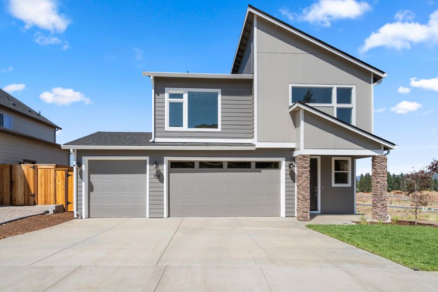 FINANCING INCENTIVES AVAILABLE! Move-in ready and full of style, this spacious 3 bedroom + a loft, 2.5 bath home is located in Quail Run—a picturesque community overlooking the Eagle Point Golf Course, with stunning views of the Table Rocks and surrounding mountains. Thoughtfully designed across two levels, this home features a generous kitchen with ample counter space, a large island, and a walk-in pantry. The heart of the home is the light-filled great room, where tall windows frame the natural beauty outside, and the gas fireplace adds warmth and charm inside. A slider door to the covered deck connects the indoor living space to a welcoming outdoor area, perfect for year-round enjoyment. Located in a scenic, well-maintained neighborhood, this home is ready to welcome you—Schedule your private tour today!