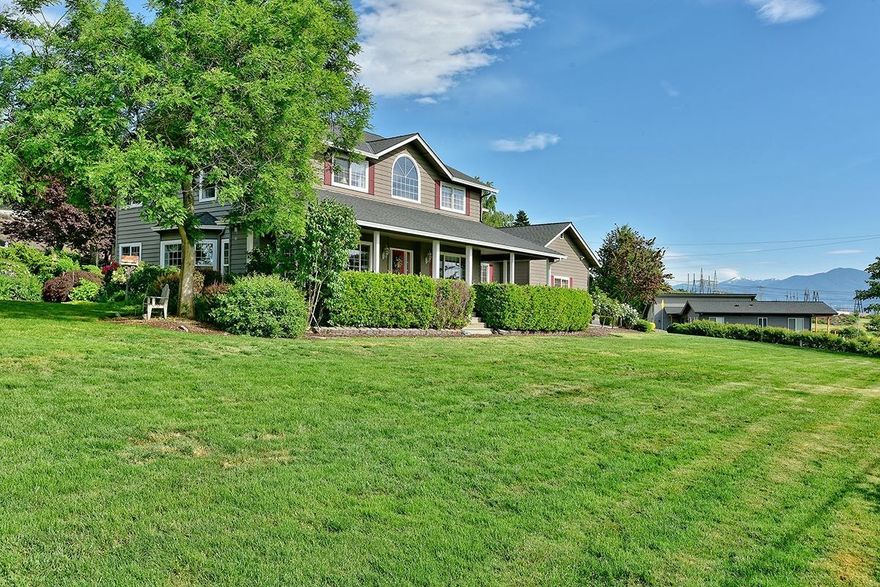Wonderful East Medford Home with Amazing VIEWS of the Rogue Valley! Multiple Living areas in this Beautiful Custom Home features hardwood floors, multiple fireplaces, formal living/dining room, kitchen nook, large game room/5th bedroom! Upstairs you will find breathtaking views of the western mountain range as well as the Table Rocks from your large spacious bedrooms. Master suite offers a grand master bath, jetted tub, separate shower and walk-in closet. Outside the home you can enjoy the sunset from a large covered front porch or relax and take in the Beautiful flowers from the shaded back patio. This property is meticulously landscaped with flower gardens, front rose hedge, and the water feature/Koi Pond! Parking will not be an issue with an oversized 2 car garage featuring built in storage and workshop area. Outside the large driveway can hold multiple cars in addition to a 60'x18' RV parking area with FULL HOOKUP's. Call to schedule your viewing TODAY !