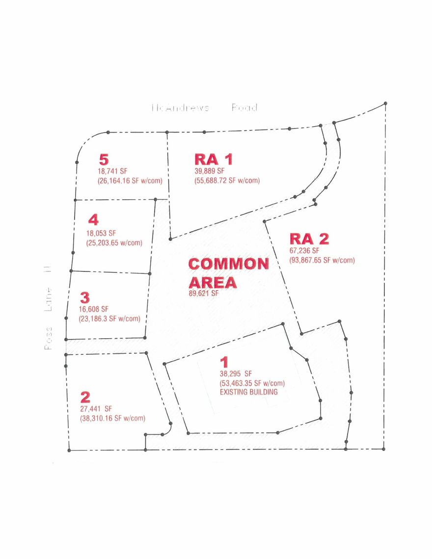 Well located commercial lot near the corner of two major roads in West Medford.  Lot is just South of the SE corner of McAndrews and Ross Lane.  Newly created lots in subdivision, taxes & association fees to be determined.  Note:  Lot size reflects the lot's portion of the common area.
