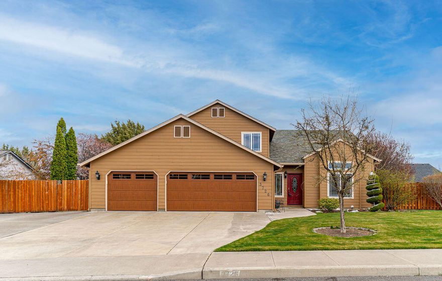 SIGNIFICANT RECENT UPGRADES, PRICED RIGHT! NEW ROOF, NEW HVAC SYSTEM. Excellent floorplan, very well maintained. Formal & casual living spaces make this home perfect for gathering. Formal living & dining room are gracious. The generous kitchen has a center island, eating space & a media room w/gas fireplace. New granite counters w/gorgeous backsplash, SS appliances, + 2 pantries. Upstairs is a primary suite w/vaulted ceilings, walk in closets + a peaceful view deck.  The primary bath has been updated w/quartz counters, new tile flooring, & a gorgeous tile shower. The other 3 bedrooms upstairs provide great options for sleeping or home offices. The fully fenced backyard is generous, fenced, w/lush lawn & concrete patio.  Lots of room to run and play. Rare 3-car attached garage PLUS RV parking behind a fence. Neighborhood is peaceful with spectacular mountain views. THIS HOME IS MOVE IN READY, WORTH A VISIT!