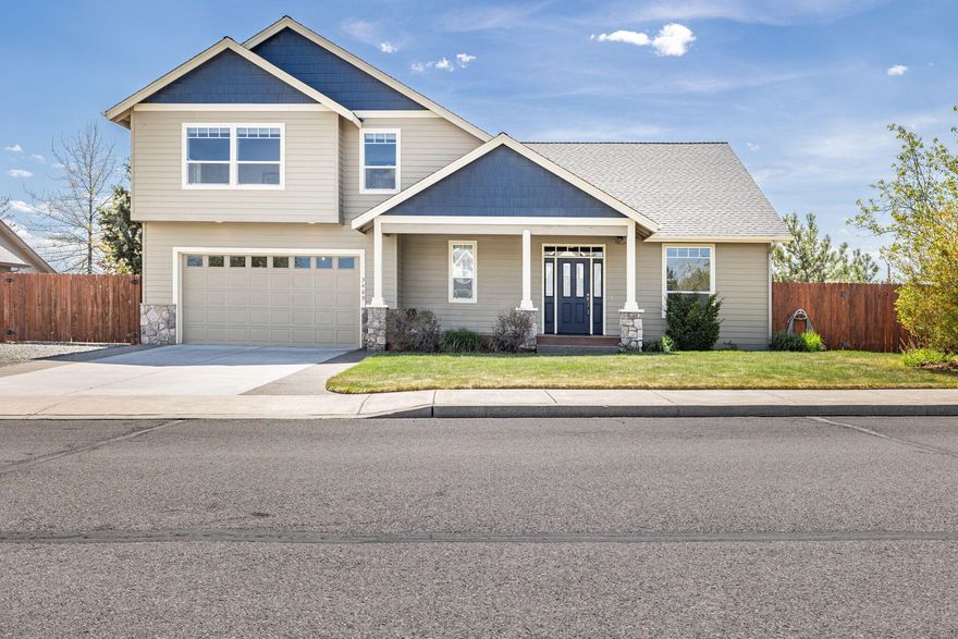 This charming 4-bedroom, 2-story traditional home has an abundance of natural light and plenty of windows. The open kitchen and great room create a welcoming space, featuring granite counters and a breakfast bar perfect for family gatherings. The primary suite is conveniently located on the main level and offers a soaking tub and separate shower. Also on the main level is an office or den. Upstairs, you'll find two additional bedrooms and a huge bonus room with a closet (4th bedroom), providing flexibility for your needs. The 3 car garage is insulated and great for cars, toys, workshop and more. This well-maintained home features a large backyard that combines natural landscape with a manicured lawn, ideal for outdoor activities. Enjoy the private backyard deck, partially covered for year-round use. Additional perks include RV parking and a recently rebuilt HVAC system. This home is a perfect blend of comfort and functionality, ready for you to move in and enjoy.