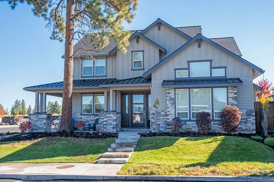 Welcome to beautiful Shevlin Estates. Behold the Sunset above the Cascade mountains with this west facing property consisting of 5 large bedrooms and 3 full baths. Walk in closets throughout and a tastefully designed kitchen complete with 2nd sink and wine chiller. Add to this the luxury and convenience of two dishwashers.  This home has been ornately kept since its completion in 2017 and is ready for you to enjoy. Peace and privacy come with the location of this home on a dead end cross section with Shevlin Bluffs Dr. 3 car garage is located on dead end cross section for added privacy and peace of mind. Wired for sound and boasting a large bonus room upstairs for everyone to enjoy. Take advantage of living in one of Bends most desired neighborhoods and all the amenities of Northwest Crossing. Some of the highest rated restaurants in Bend are just minutes away. The outdoors are your  backyard in nearby Shevlin Park and the surrounding Central Oregon playground.