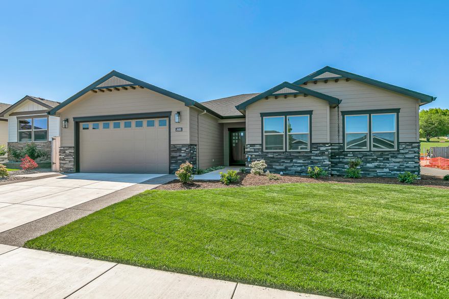 There's nothing like a new home. This spacious one-level split floor plan residence sets on a huge pool-sized lot waiting for you to design and finish. An open floor plan with 9' & 10' ceilings and fine finish details. Special features include a large great room with built-in cabinets, fireplace, custom light fixtures, laminate vinyl flooring, plush carpeting in the bedrooms & designer interior paint. Cooks will thrive in the large chef's island kitchen with granite countertops, shaker wood cabinets, pantry & luxurious stainless appliances. The primary suite features dual vanities, a walk-in closet & full tile shower. There is a 2-car attached garage plus a large utility room & separate mud room. The Cedar Landing Community includes 20 acres of open space, ponds, walking paths, play structure, dog park, basketball & pickleball courts. Galpin Homes will build you a custom 3 or 4 bedroom, 2 or 3 bath, 2 or 3-car garage home on various lots within the Cedar Landing Community.