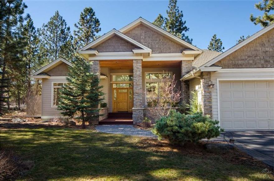 Looking for a single story in the Gated Community of Awbrey Glen on the Golf Course? Look no more! Three full Bedrooms with each a Full Bath plus Office with Built-ins. Come check out this Beauty! Freshly Painted Outside and Decks both front & back have been redone. This home is move in ready! Driveway will be resurfaced this next week. Oversized 3 Car Garage with lots of storage. Wired for Electric Fencing, Recirculating pump, Huge Laundry Room with tons of storage and much, much more!