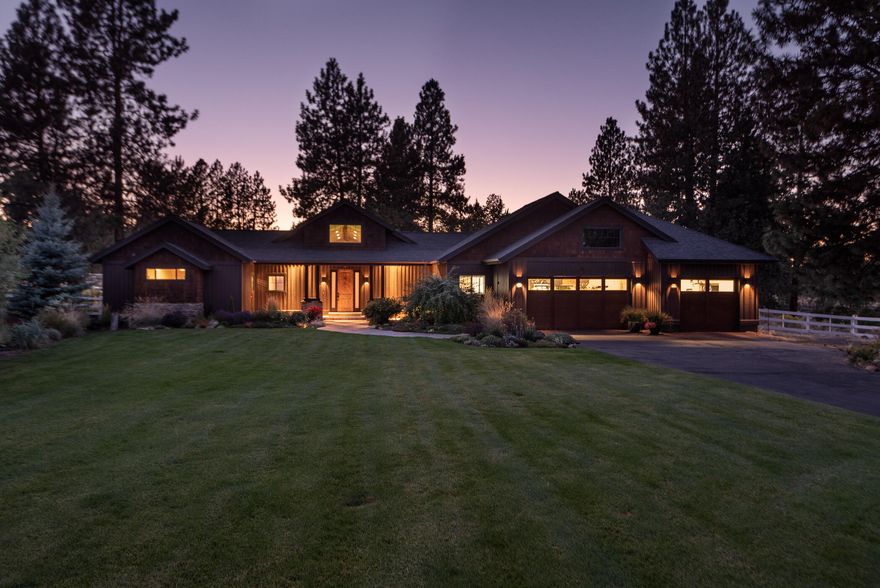 Welcome. The home is located on the gated, coveted Sunset View Estates neighborhood in Bend. Located on the the Lost Tracks Golf Course. Remote and independent, not in play of the golf course and golfers. Additional features to the home throughout 2018/2021, included an extensive remodel of the Great Room & Primary Suite. This rare offering affords the ultimate open floor plan with optimal indoor-outdoor flow, vaulted ceilings, wonderful light throughout and inspiring outdoor spaces. The main room boasts a Chef's kitchen, eat-in dining area and adjoining media room. Access to the exterior through a set of huge sliding glass doors to the majestic backyard, perfectly designed by a master gardener. Close to best hiking & biking trails, restaurants and the award-winning Bend Schools. It is not one to be missed!