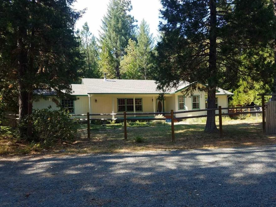 Oregon Dream property ready to move into, This country home features a nice inviting front porch w/fenced in area for pet's, garden or kid friendly. This immaculate home has a nice open feel with spacious bedrooms, certified woodstove & heat pump, vaulted ceilings & plenty of storage, Level 5 acres Nicely treed and a separate garage/shop, circular drive with two entrances, lots of room for RV or toy's. MLS# 2992099. All information is deemed reliable but not guaranteed buyer to do their own due dilligence.