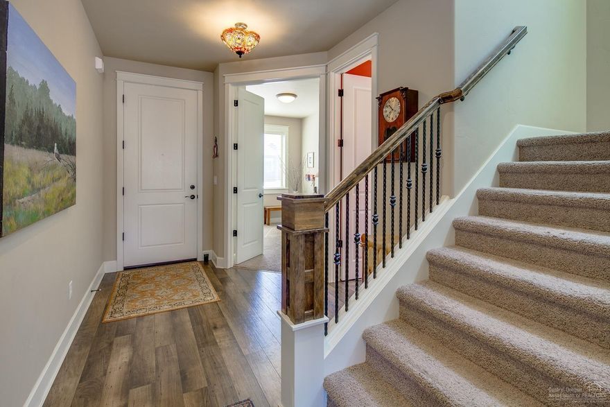 Former Pahlisch Model Home in The Bridges! Ever popular Makenna has an open plan concept for gathering & making memories. Rooms for everyone: 4 Bedrooms, Bonus Room, Main level Office. Upgrades incl:: AC, Control 4 Home System, Radiant Heat Panel, Fireplace w/Blower, Light Fixtures, B/I ironing board. Rave reviews for the walk-in pantry, large master suite w/ tile shower, huge walk-in closet, covered patio. Turn Key = Window Coverings, Refrigerator, Washer/Dryer, Rear yard landscaping. Ready for Summer!