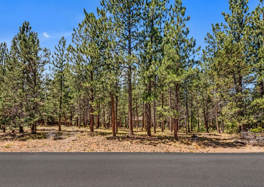 One of the last available lots in Sunrise Village, this .58 acre home site is nestled in the ponderosa pines on a quiet street in the neighborhood.  The east facing lot gives plenty of design options and opportunities for a single level or two story residence.  A sampling of the Sunrise Village amenities include: paved walking/biking paths, four tennis courts, salt water pool, basketball hoop, playground, community center, and access to the Deschutes River.  The recently paved Haul Road Trail is just below Sunrise Village and connects the Old Mill on one side to miles of mountain biking trails on the other.  Located on the west side of the last round-a-bout to Mt. Bachelor, residents also enjoy closer access to the mountain in the winter and High Lakes recreation in the summer.