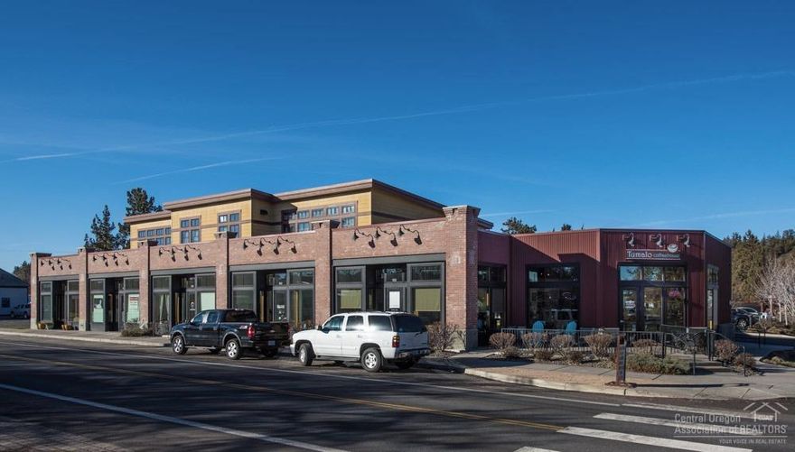 The Laidlaw Building is a 100% leased multi-tenant, mixed use building located just outside of the Bend city limits. Built in 2007, the Building contains eight suites. The first floor suites all have attractive storefronts facing Cook Avenue and could be occupied by retail or office tenants. The second floor suites are built out as creative office spaces with a combination of private offices and open work spaces. Subject property is located in the heart of Tumalo's commercial district.