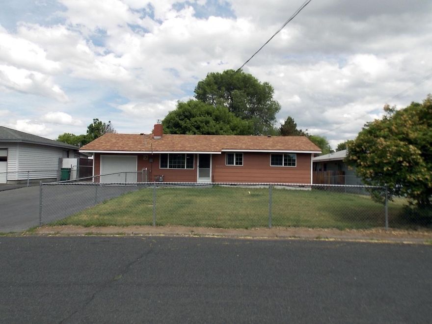 This is a cute little house with fresh paint on the exterior as well as the interior. Newer roof and newer vinyl windows. Fenced yard with a nice, approximately 8 x16, utility building to store all your extra stuff or use as a work shop. The interior has a fireplace with a natural gas insert for wintertime comfort. There will be a Clear Pest and Dry Rot Report on file.