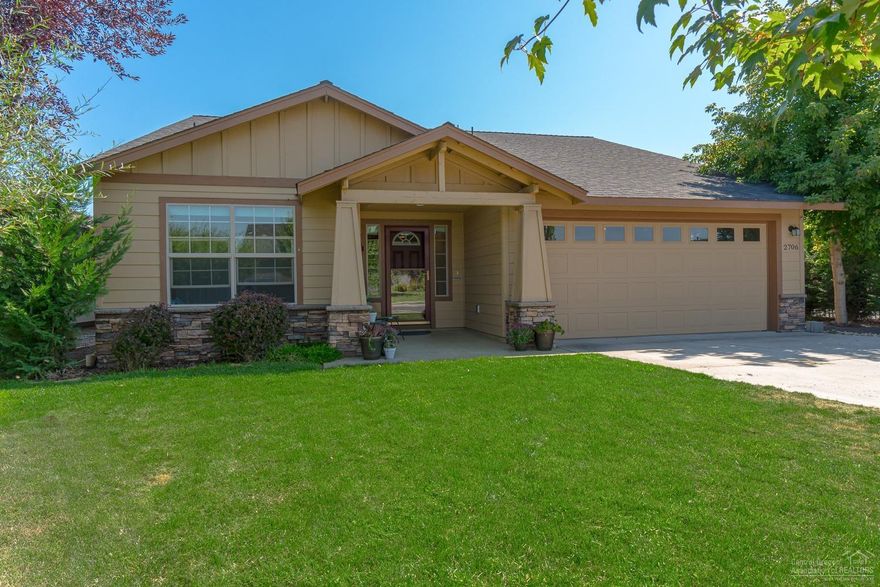 Just blocks from the park, this home is updated & move in ready! Popular Juniper floor plan by Dunlap Fine Homes features an open layout that's great for entertaining. Massive central kitchen island makes lg gatherings a breeze. New Luxury Vinyl Plank flooring & modern fireplace surround & mantle just completed! 3 bedrooms w/ Master Separation, 2 full baths & plenty of storage. Spacious back yard is fully landscaped & charming w/covered patio off of the dining area for outdoor enjoyment. Must see!