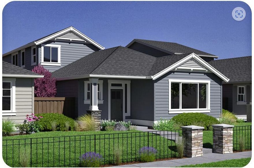 Homesite #204 - Introducing the Everett plan at Petrosa by award-winning builder Pahlisch Homes. The homes in this community are crafted with the integrity and quality that the brand is known for including many high-end features. Has an open floorplan downstairs with primary on the main level, and a loft and secondary bedrooms up. Located down the street from the amenities center! Fenced side yard!  Come enjoy all the excitement that Bend's east side has to offer with shopping, eateries, city parks, recreational trails, and Mt. Bachelor & Hoodoo ski resorts are close by. Come live, play, and enjoy all the resort style amenities Petrosa has to offer! *Model Home hours are daily 12-5pm. *HomeEnergyScore #8