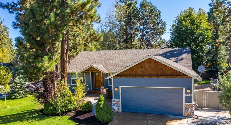 You will love this single level home and the beautiful community of RiverRim! This home features 3 bedrooms, 2 bathrooms plus an office and laundry room. The very functional floor plan creates separation between rooms and brings it all together with an open great room. You will enjoy an updated kitchen and master bathroom, newer wood floors, and brand new carpet. Stay warm in the winter and cool in the summer with an efficient heating and AC system. The extended two car garage, and concrete side yard provides extra space for indoor/outdoor storage. This home and property is perfectly situated on a corner lot and will give you the feel of privacy all while enjoying neighborhood amenities just minutes away including Brookswood plaza (groceries, restaurants, fitness and more), Elk Meadow Elementary for those with children, Wild Flower park, walking trails and more. You can even access the river trail in just minutes! Inquire now for more information. This home won't last long!