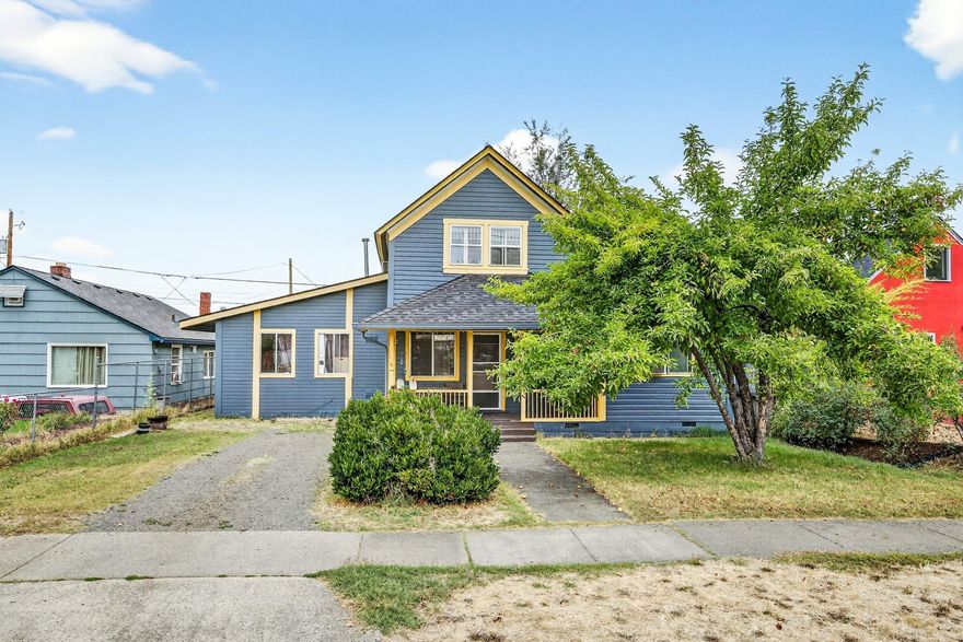 Charming property located in the heart of Medford! Upstairs, a private, light-filled 1BD/1BA apartment. Modern finishes in an efficient layout that includes all of the living spaces you need! Enjoy a view with your morning coffee and evening meals from the bar on the covered balcony. Downstairs, a split floor plan 3BD/2BA that includes a master suite and dedicated laundry room. Outside, a covered front porch, storage shed, and fenced backyard. Separate electrical meters. Roof installed in 2014. Exterior painted in August 2020. New water heater in upper level installed January 2025. Parking for 7-8 vehicles between the driveway & back parking spaces off of the alley. Conveniently located near downtown, schools, parks, and shopping. All property specifications are per the Assessor's data- buyer to do due diligence to verify property specifications and potential uses, which may differ from the Assessor's data.